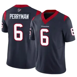 Denzel Perryman Men's Nike White Houston Texans Vapor Untouchable Custom Elite Jersey